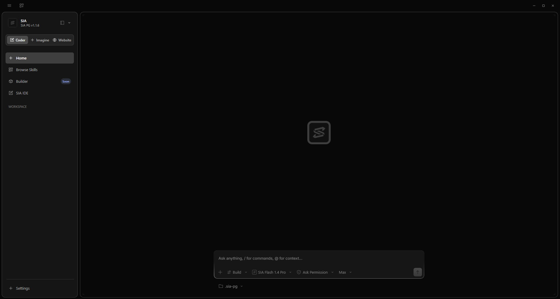 SIA Code Interface Preview